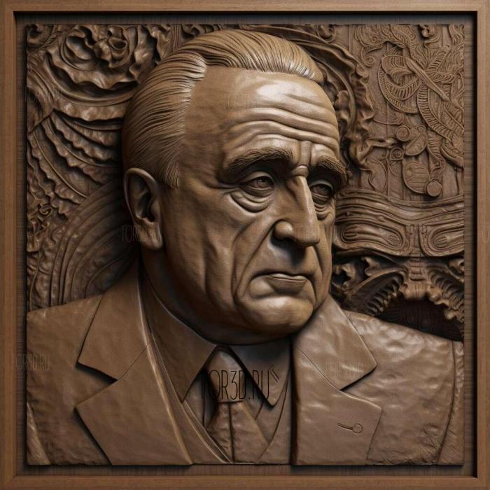 Vito Corleone 2 3d stl модель для ЧПУ